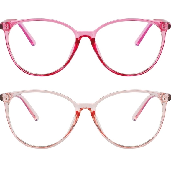 VIPBEST Blue Light Blocking Cat Eye Glasses for Women 2x - Picture 4 of 8